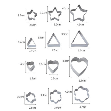 30 PCS / Set Stainless Steel Biscuit Mold-garmade.com