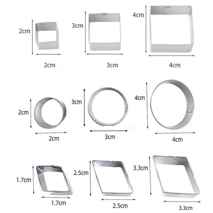 30 PCS / Set Stainless Steel Biscuit Mold-garmade.com