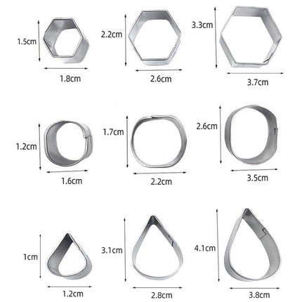 30 PCS / Set Stainless Steel Biscuit Mold-garmade.com