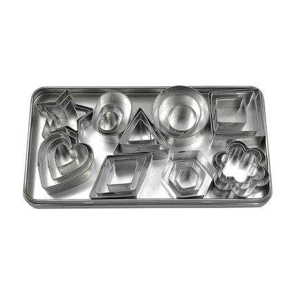 27 PCS / Set Stainless Steel Biscuit Mold-garmade.com