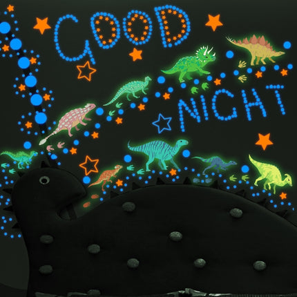 652 PCS ZSZ2103 Dinosaur Starry Sky Color Luminous Decorative Wall Sticker-garmade.com