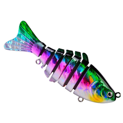 2 PCS PROBEROS HS069 9.5cm 15g Multi-Segment Fish Road Bait(C)-garmade.com