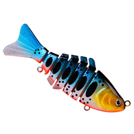 2 PCS PROBEROS HS069 9.5cm 15g Multi-Segment Fish Road Bait(E)-garmade.com