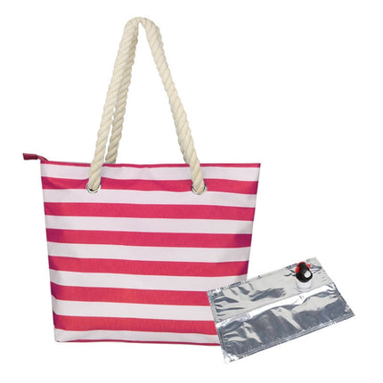 Beach Picnic Portable Wine Insulation Bag(Red+Liner Bag)-garmade.com