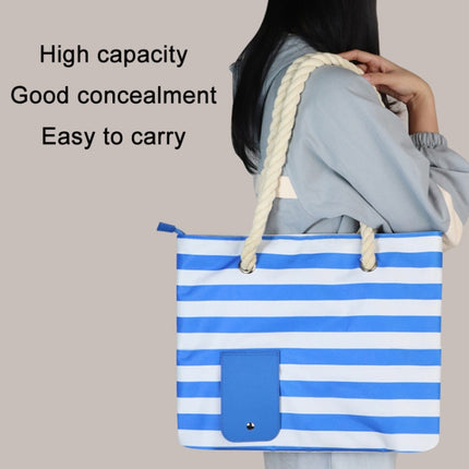 Beach Picnic Portable Wine Insulation Bag(Blue+Liner Bag)-garmade.com