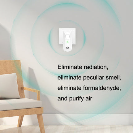 CT02 Negative Ion Air Purifier Pet Deodorant Removal Cleaner, Product specifications: US Plug(White)-garmade.com