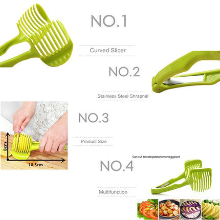 Handheld Creative Kitchen Fruit Vegetable Slicer Lemon Cutter Multi-function Kitchen Tool-garmade.com