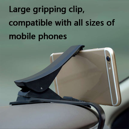 CS-20172 Car Dash Station Mobile Phone Bracket(Black)-garmade.com