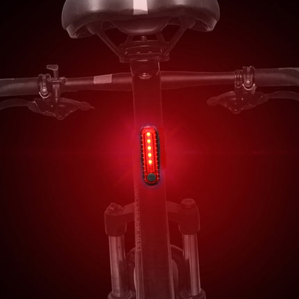 2 PCS Bicycle Charging Waterproof Warning Light(Red)-garmade.com
