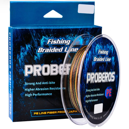 2 PCS PROBEROS 4 Edits 100M Strong Horse Fish Line, Line number: 0.6 / 10LB(Green)-garmade.com