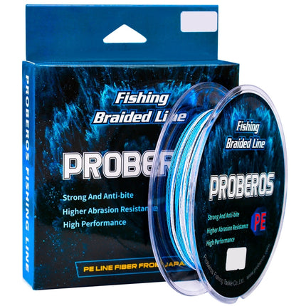 2 PCS PROBEROS 4 Edits 100M Strong Horse Fish Line, Line number: 0.6 / 10LB(Blue)-garmade.com