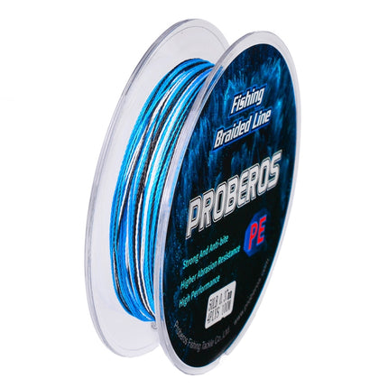 2 PCS PROBEROS 4 Edits 100M Strong Horse Fish Line, Line number: 0.6 / 10LB(Blue)-garmade.com