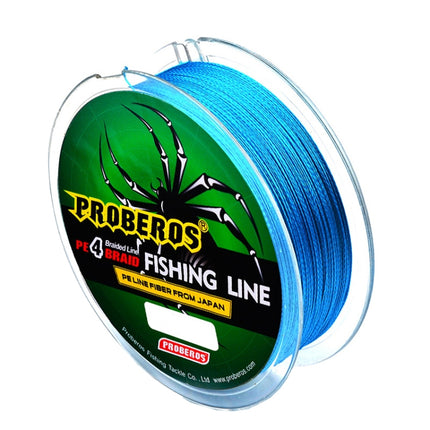 2 PCS PROBEROS 4 Edited 100M Strong Horse Fish Line, Line number: 0.4 / 6LB(Blue)-garmade.com