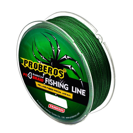 2 PCS PROBEROS 4 Edited 100M Strong Horse Fish Line, Line number: 0.4 / 6LB(Green)-garmade.com