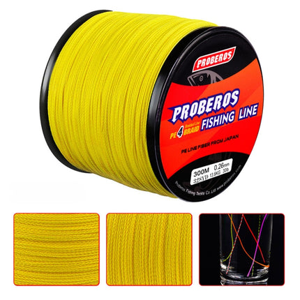 PROBEROS 4 Edited 300M Fish Line, Line number: 0.4 / 6LB(Red)-garmade.com