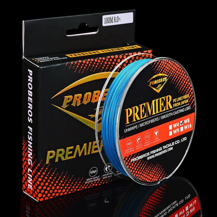 PROBEROS 8 Edited 100M Majestic Horse Fish Line, Line number: 0.4 / 6LB(Blue)-garmade.com