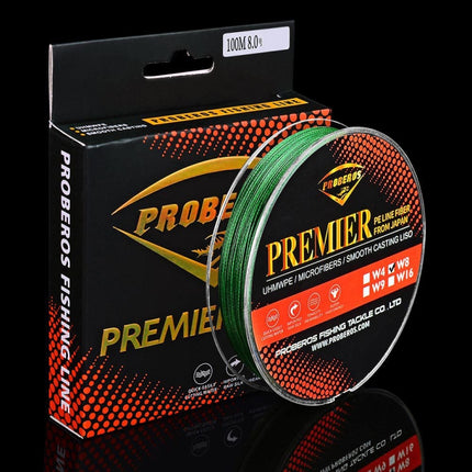 PROBEROS 8 Edited 100M Majestic Horse Fish Line, Line number: 0.4 / 6LB(Green)-garmade.com