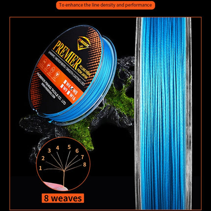 PROBEROS 8 Edited 100M Majestic Horse Fish Line, Line number: 0.4 / 6LB(Green)-garmade.com