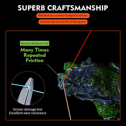 PROBEROS 8 Edited 100M Majestic Horse Fish Line, Line number: 0.4 / 6LB(Green)-garmade.com