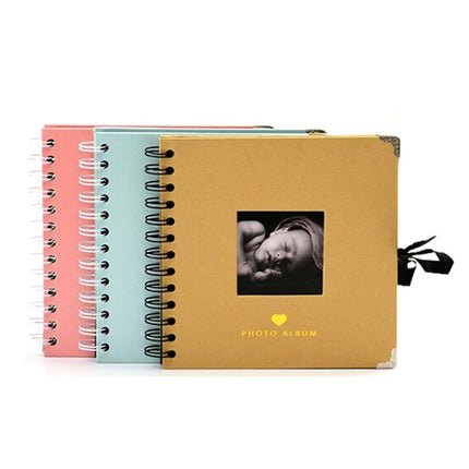 2 PCS HB003 DIY Handmade Photo Album(Yellow)-garmade.com