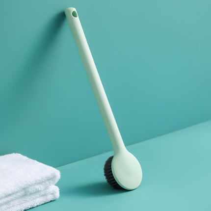 2 PCS Home Long Handle Soft Hair Shower Brush(Mint Green)-garmade.com