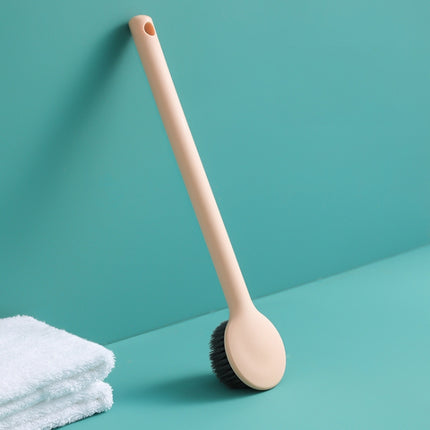 2 PCS Home Long Handle Soft Hair Shower Brush(Cherry Pink)-garmade.com