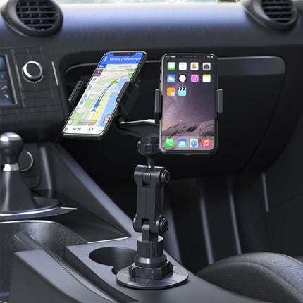 Double Chuck Rotary Multifunctional Cup Holder Mobile Phone Holder(Cup T1)-garmade.com