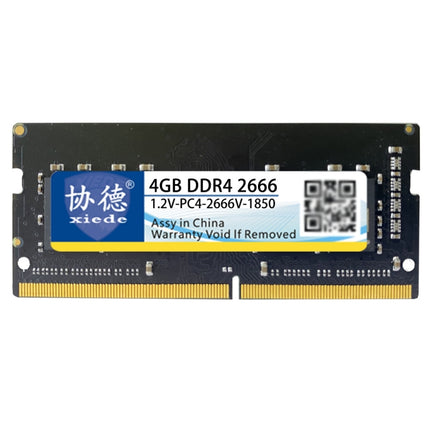 XIEDE X063 DDR4 NB 2666 Full Compatibility Notebook RAMs, Memory Capacity: 4GB-garmade.com