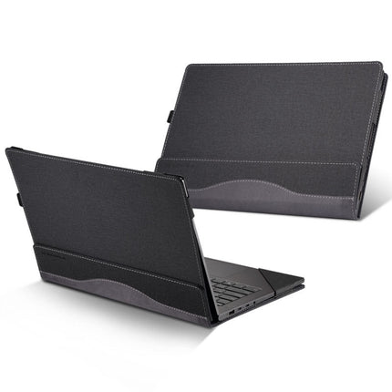 PU Leather Laptop Protective Case For HP Envy X360 15-BP / CN / DR / DS(Black)-garmade.com