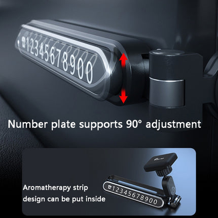 Sumi-tap Stp-0058 3 In 1 Magnetic Car Phone Holder(Black)-garmade.com