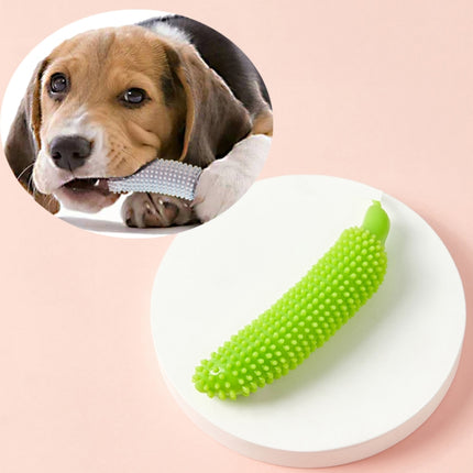 Cucumber Shaped Pet Molar Stick(Green)-garmade.com