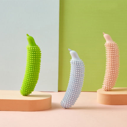 Cucumber Shaped Pet Molar Stick(Pink)-garmade.com