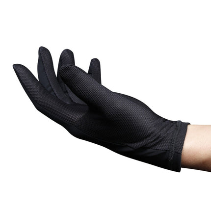MG1050 Summer Breathable Sweat-Absorbent Silk Cycling Gloves, Size: One Size(Black)-garmade.com