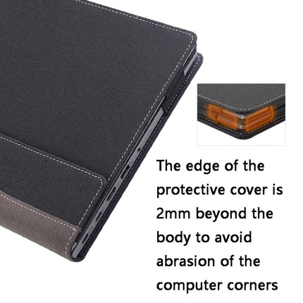 Laptop Leather Anti-Fall Protective Case For HP Envy X360 13-Ag Ar(Navy Blue)-garmade.com