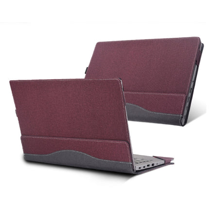 Laptop Leather Anti-Fall Protective Case For HP Envy 13-AQ Ad Ah(Wine Red)-garmade.com