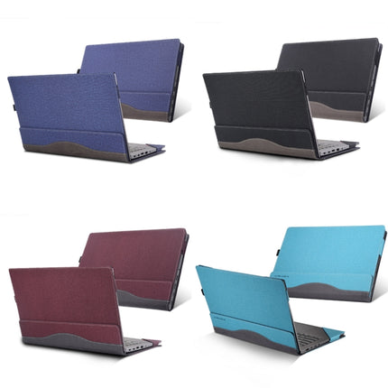 Laptop Leather Anti-Fall Protective Case For HP Envy 13-AQ Ad Ah(Wine Red)-garmade.com