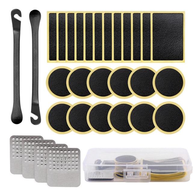 30 PCS / Set Black Iron Tire Lever Bicycle Tire Repair Kit-garmade.com