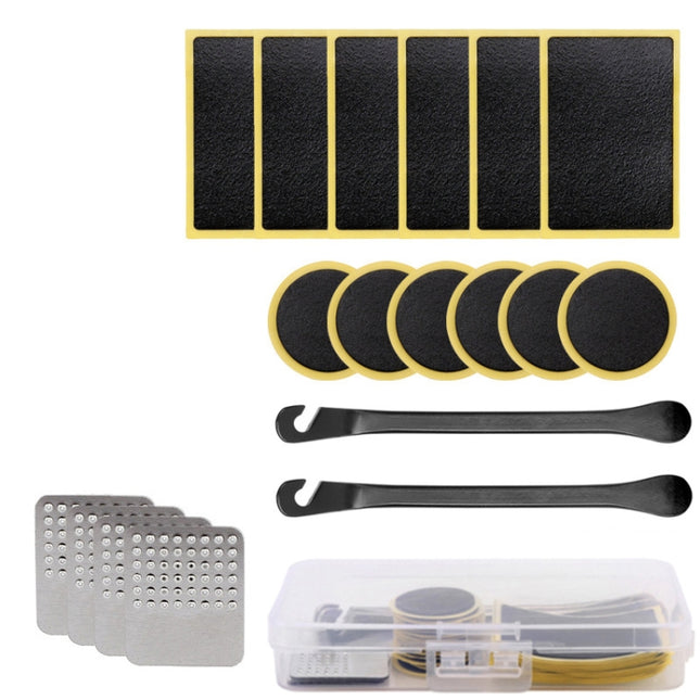 18 PCS / Set Black Iron Tire Lever Bicycle Tire Repair Kit-garmade.com