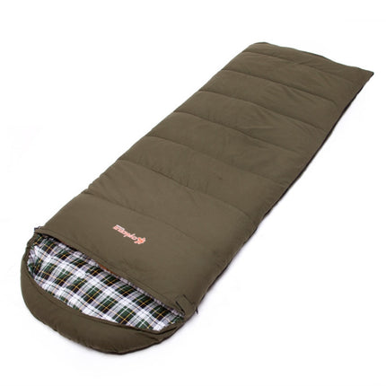 CHANODUG FX-8309 Camping Warm Envelop Style Sleeping Bag(Green)-garmade.com