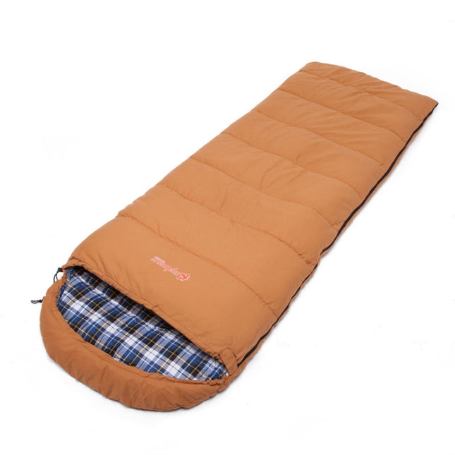 CHANODUG FX-8309 Camping Warm Envelop Style Sleeping Bag(Khaki)-garmade.com