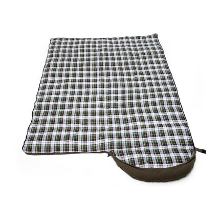 CHANODUG FX-8309 Camping Warm Envelop Style Sleeping Bag(Khaki)-garmade.com