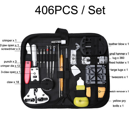 406 PCS / Set Watch Repair And Disassembly Tool Set-garmade.com