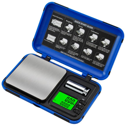 50g / 0.001g Two-color Portable Pocket Scale with Weight Baking-garmade.com