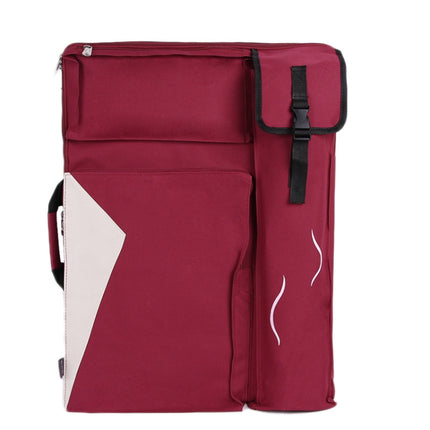 Multipurpose Sketchpad Thickened Canvas Backpack(Red)-garmade.com