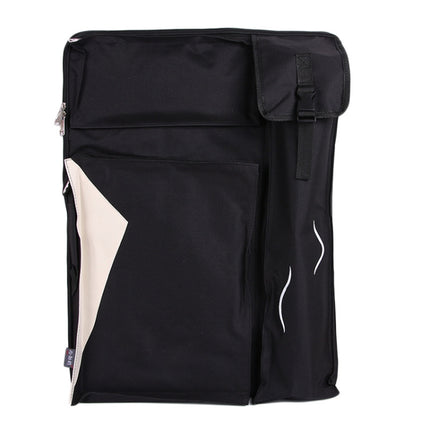 Multipurpose Sketchpad Thickened Canvas Backpack(Black)-garmade.com