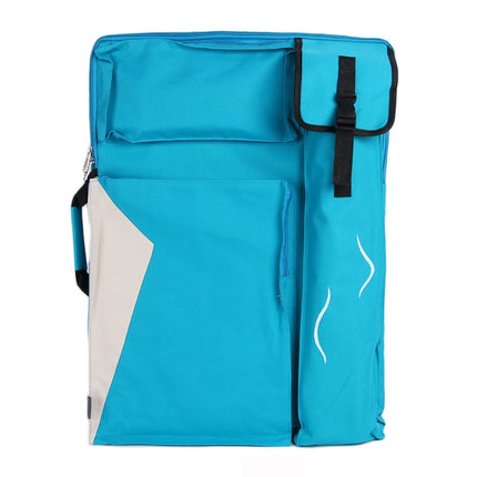 Multipurpose Sketchpad Thickened Canvas Backpack(Light Blue)-garmade.com