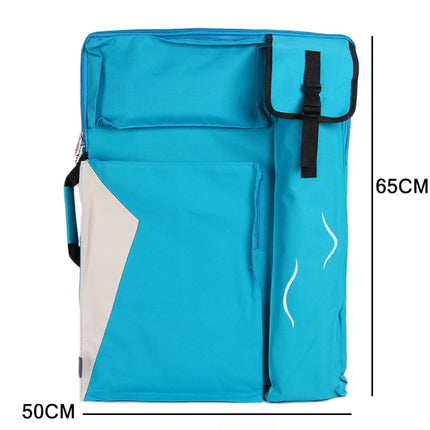 Multipurpose Sketchpad Thickened Canvas Backpack(Blue)-garmade.com