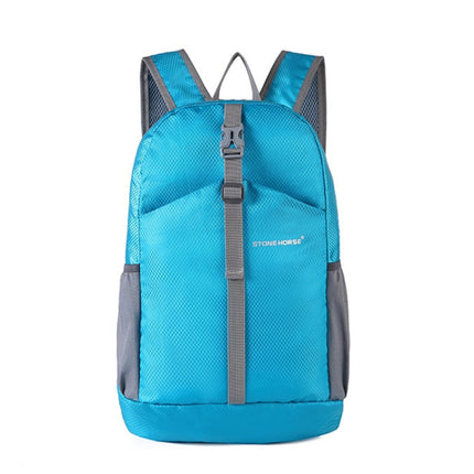 Stone Horse Outdoor Waterproof Folding Travel Backpack(Blue)-garmade.com