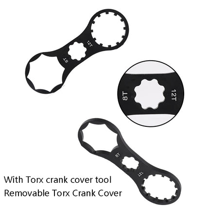 4 PCS Bike Aluminum Alloy Shock Absorber Disassembly Repair Tool(Black)-garmade.com
