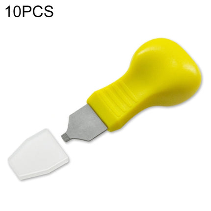 10 PCS Watch Rear Cover Tapping Knife Watch Opener, Style: Yellow Narrow Mouth-garmade.com